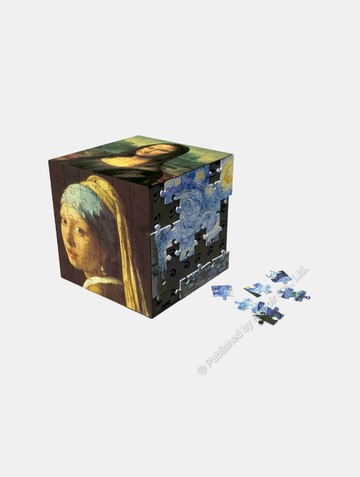 名家典藏/3D立方體拼圖/6x36片拼圖/EDUCA