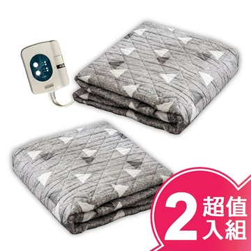 甲珍 韓國 溫暖舒眠定時電熱毯(單人+雙人) NH3300 超值二入組