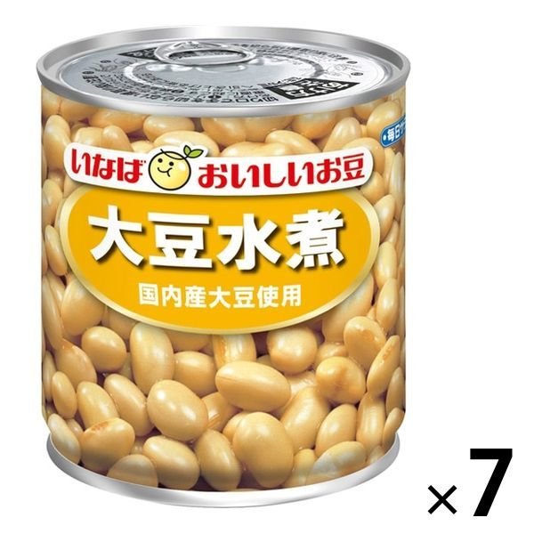 いなば食品缶詰 いなば食品 大豆水煮 国産大豆使用 290g 1セット（7缶）