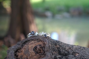 樹革 | 自然紋理 // 設計款純銀戒指 //訂製尺寸