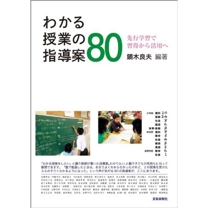 わかる授業の指導案80(先行学習で習得から活用へ)