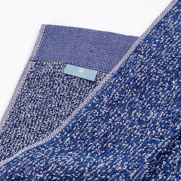 DASING 達興 雪松毛巾 35.5*82cm 馬尼拉麻34% 棉66% 和紙快乾澡巾/擦髮巾  藍色  1條