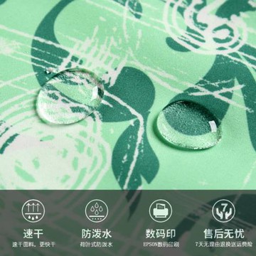 潮牌男士沙灘褲速干夏季休閑度假五分褲寬松搞怪卡通印花沙灘泳褲