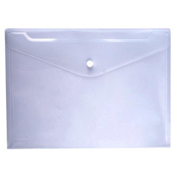 DATABANK 橫式鈕扣公文袋/105/厚0.18mm/白/個