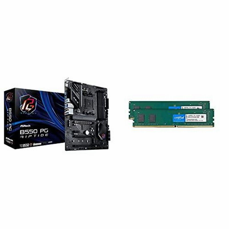 ASRock ATX マザーボード B550 PG Riptide AMD Ryzen 5000 CPU Soket