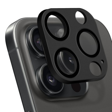 Imall 相機鏡頭一體式全覆蓋鋼化玻璃金屬保護貼 黑色  1個  iPhone 14 Pro/14 Pro Max/16 Pro/16 Pro Max