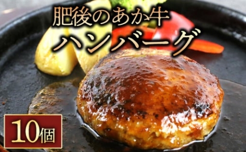 肥後の赤牛ハンバーグ 150g×10個 阿蘇牧場 熊本県 阿蘇市