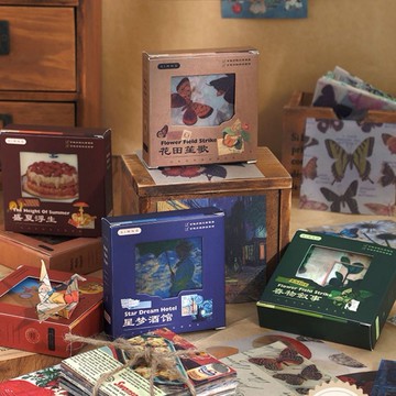 ❤NANI❤【分裝】北島信件系列便籤復古便籤本素材紙打底紙分裝試吃