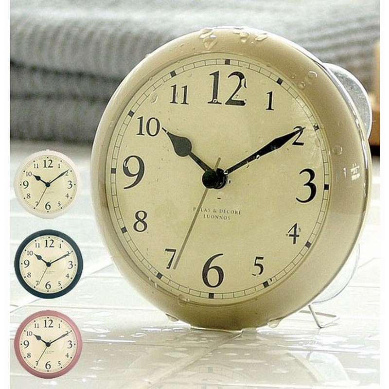 ディシェル シャワークロック バスルーム バスクロック 見やすい シンプル バスルーム おしゃれ 吸盤 スタンド 防滴 キッチン お風呂 お風呂時計 通販 Lineポイント最大0 5 Get Lineショッピング