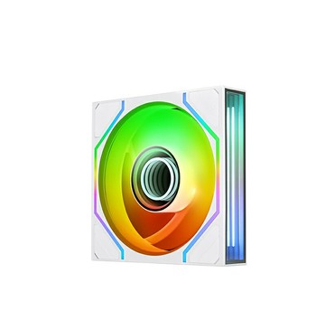 Thermaltake 曜越 SWAFAN INFINITY EX12 ARGB 單入裝無限鏡磁吸快接風扇 黑色/白色