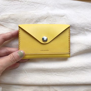 信封名片夾_零錢包_暖黃