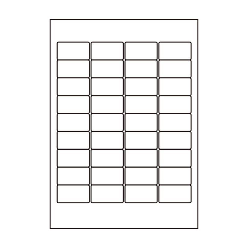 LDW36A(VP) ラベルシール 1ケース 500シート A4 36面 45.7×25.4mm マルチタイプラベル 東洋印刷 ナナワード