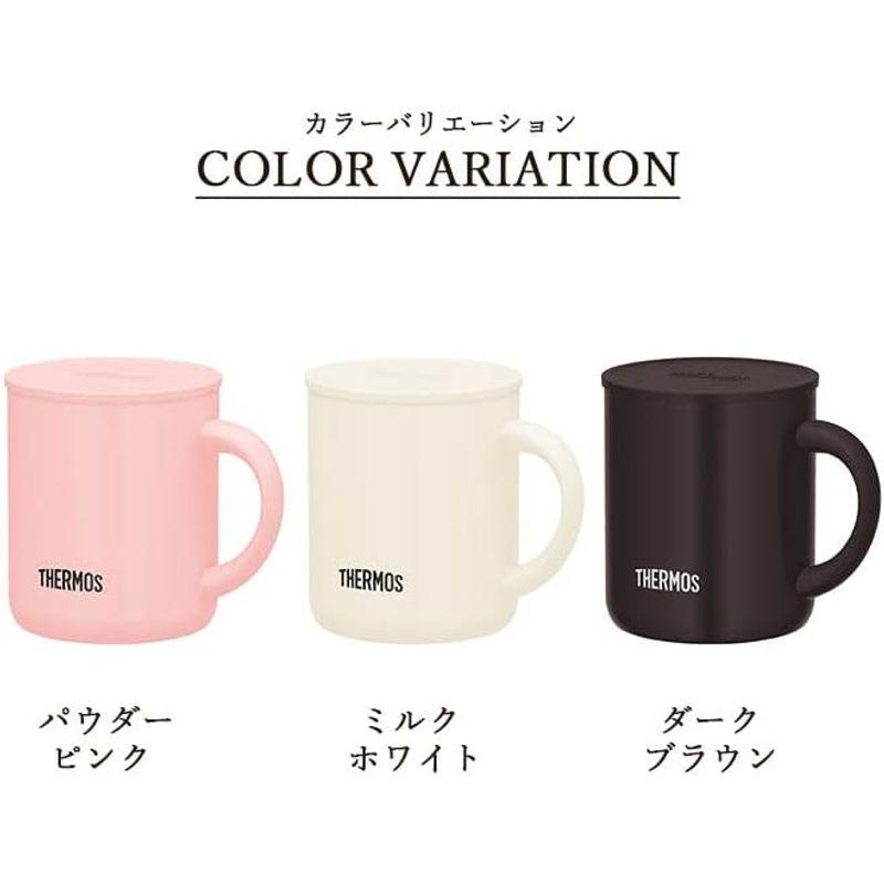 マグカップ 保冷 保温 蓋付き サーモス 真空断熱マグカップ 280ml JDG-281C (パウダーピンク)