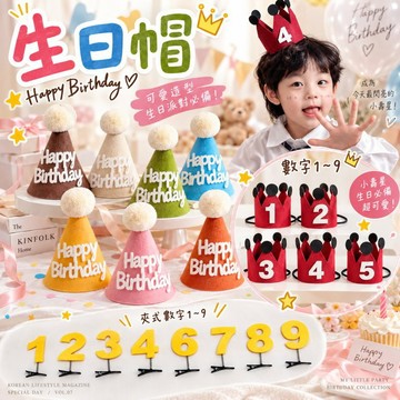 現貨當天寄『韓風INS-數字皇冠  數字髮夾 王子皇冠 生日帽  生日皇冠』慶生派對 生日派對 慶生 周歲
