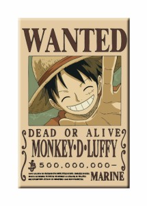 モンキー D ルフィ ワンピース 手配書缶バッジ 通販 Lineポイント最大1 0 Get Lineショッピング