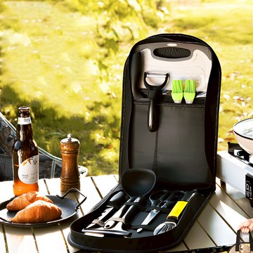 [功能齊全攜帶方便] 露營餐具 刀具組刀具 廚具  廚具組 露營刀具 露營廚具