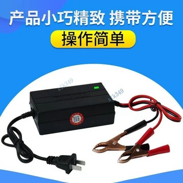 臺灣出貨-12V伏汽車小貨車轎車摩托車電瓶充電器 智能快速蓄電池通用充電機（可開發票）