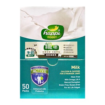 happi DOGGY 纖嚼 無穀健齒棒-牛奶 M號  1盒
