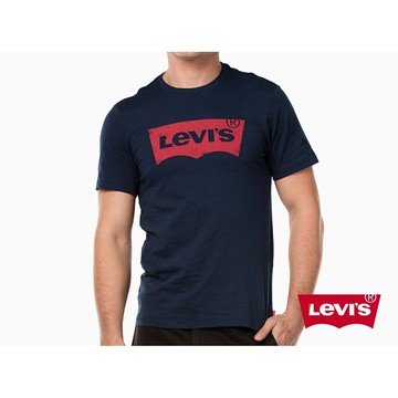Levi's 短袖T恤 男裝 LOGO款 T恤 短袖 短T-Shirt 素T 圓領上衣 L30199 深藍色(現貨)▶指定Outlet商品5折起☆現貨【送禮首選★APP下單點數4倍送】