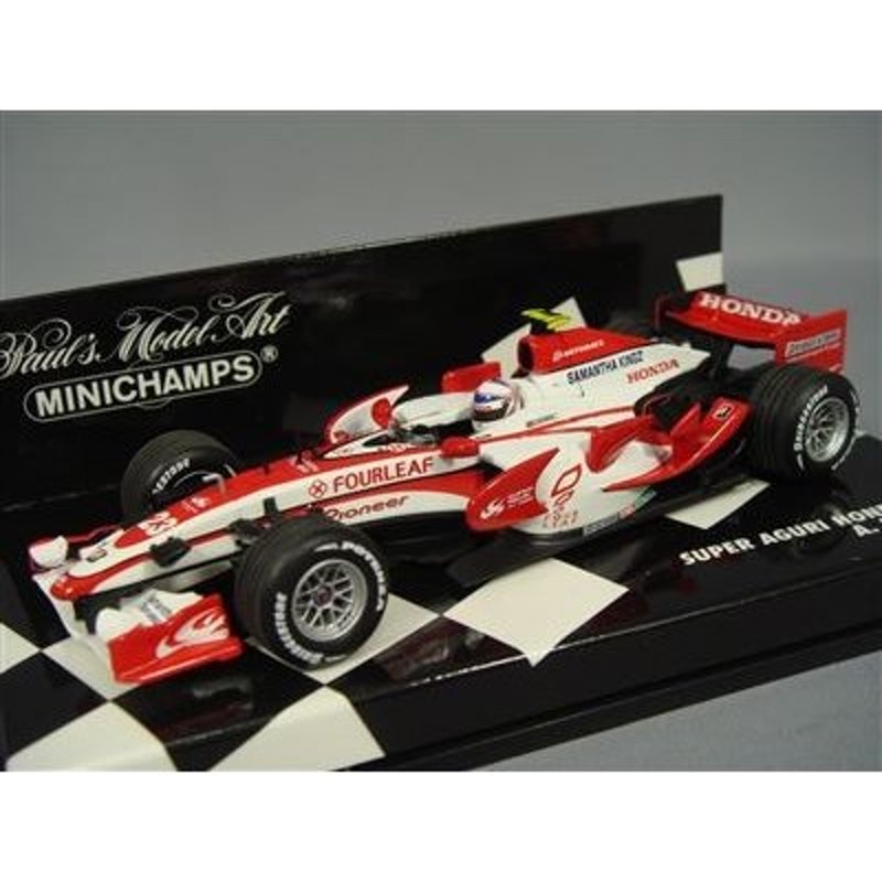 ミニカー/完成品 ミニチャンプス 1/43 スーパー アグリ F1 SA07 2007 