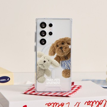 PARIS PETS狗狗大集合防摔透明SAMSUNG手機殼