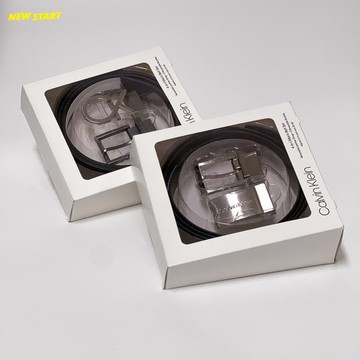 【New START精品服飾-員林】現貨免運 Calvin Klein CK 雙色雙面用 雙皮帶頭 皮帶禮盒 男生皮帶
