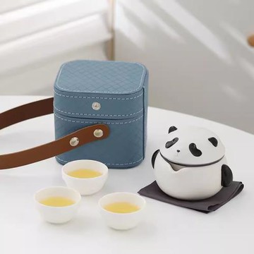 小包包迷你茶具 熊貓