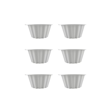 【韓國 SiliPot】鉑金矽膠28ml烘焙模具(S) 6入 (可製作 副食品 布丁 果凍 杯子蛋糕 ) 規格:S