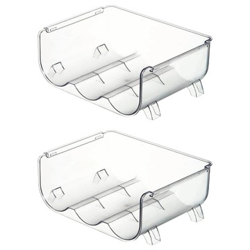 Mamiru 多用途保溫杯整理收納架 3格  透明  29 x 20 x 10.5cm  2個