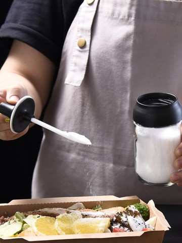 調味罐套裝家用玻璃調味瓶罐子廚房用品帶蓋密封鹽罐佐料瓶調味盒