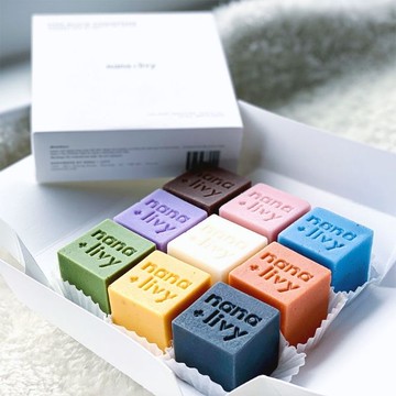 【nana+livy】 天然沐浴皂禮盒 (9入組)
