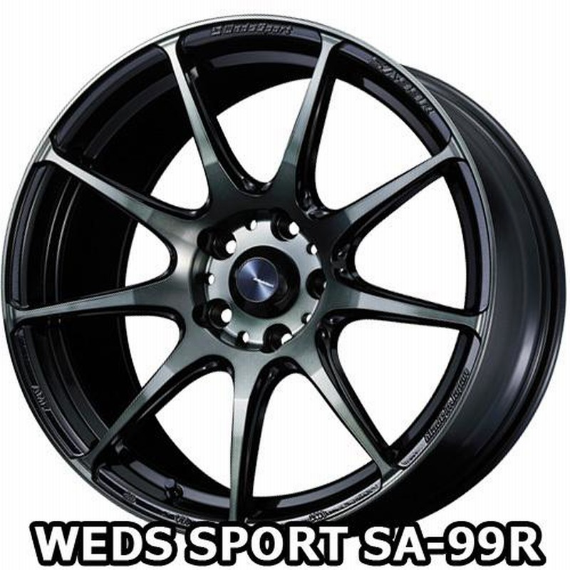 15×5.0J +45 4/100 ウェッズスポーツ SA-99R (WBC) ウェッズ 15インチ 