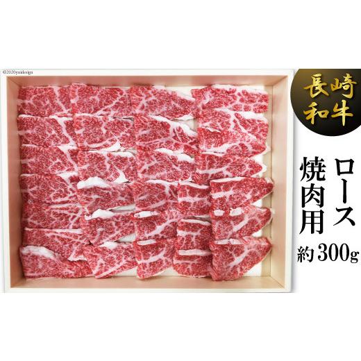 ふるさと納税 長崎県 雲仙市 長崎和牛 ロース焼肉用（約300g）