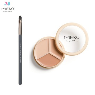 MEKO 完美遮瑕組-遮瑕盤+元森純素主義小型遮瑕刷) 【官方旗艦館】