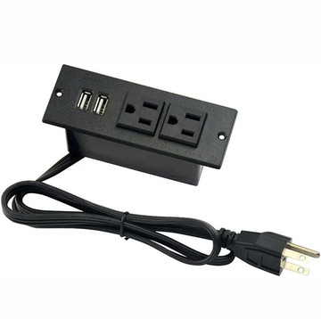 插座 美標家具插座插排美式美規家具插座嵌入式USB插座UL認證插座插排