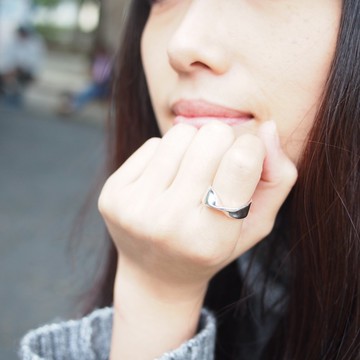 莫比烏斯-永恆 純銀對戒 女款