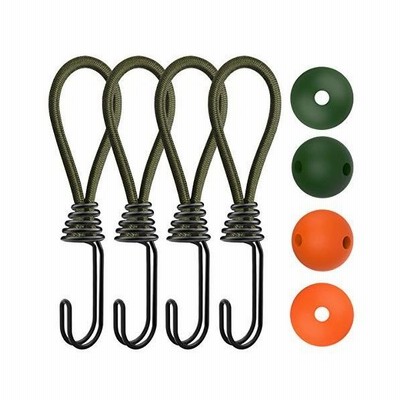 Ribitek ポールエンドロック ストレッチコード テント タープのロープ抜け防止 ポール固定用 二又化 タープの風対策 張綱 ツインフッ 通販 Lineポイント最大get Lineショッピング