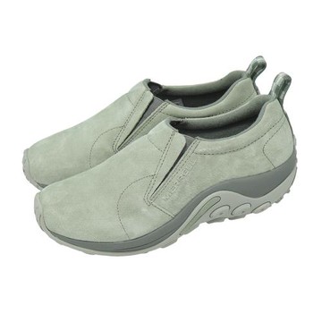 Merrell 休閒鞋 Jungle Moc 男鞋 灰 麂皮 緩衝 鬆緊帶 易穿脫 ML00003602