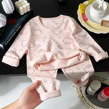 🎀臺灣出貨🎀兒童秋冬季保暖秋衣秋褲套裝男女寶秋冬睡衣秋冬打底內衣寶寶 女童睡衣 寶寶睡衣 兒童睡衣 睡衣兒童