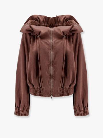 Voly cupro and cotton jacket - DRIES VAN NOTEN - gender_Woman