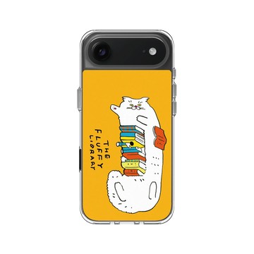 iPhone Air Clear Case（相機按鈕） 透明 - Jin Young Choi - 毛茸茸貓咪圖書館