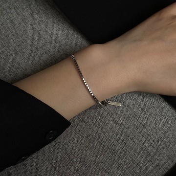 純銀復古手鏈女ins小眾設計閨蜜款手飾森系潮冷淡風網紅氣質飾品