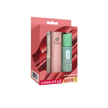 【CLINIQUE 倩碧】倩碧黑蜜唇膏好氣色組