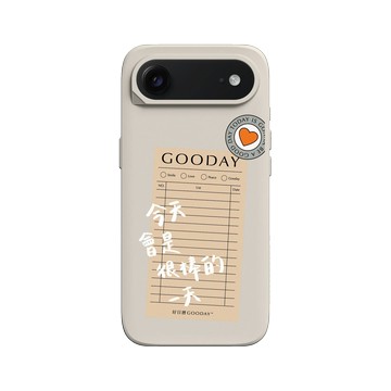 iPhone Air SolidX 貝殼灰 - 好日曆 GOODAY (星期安有限公司) - 好日子筆記(白字款)