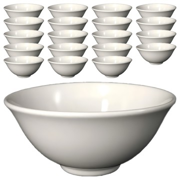 TATUNG 大同磁器 港式小湯碗 3.75吋  白色  20個