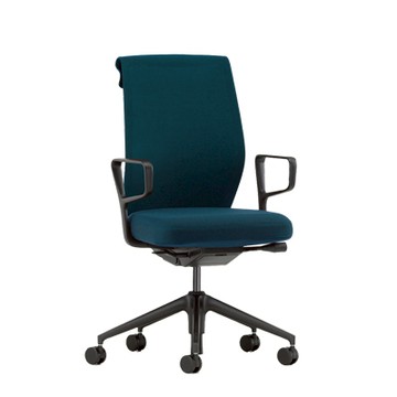 ID Cloud 全能雲端辦公椅（瀝青椅背 x 瀝青座墊、環形扶手）