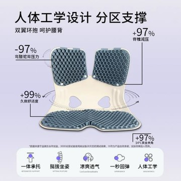 工廠直供護腰坐墊辦公室久坐可拆卸腰靠家用形體矯正護腰椅墊