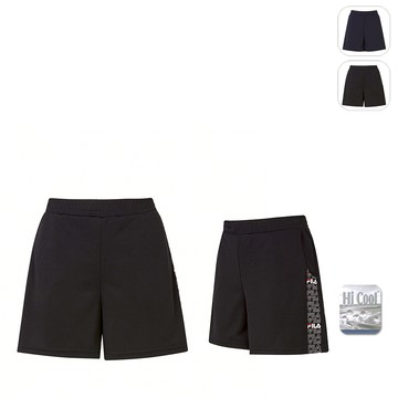 【FILA】女性 吸濕排汗 短褲-黑色 5SHY-1722-BK