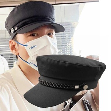 歐美風船長帽秋冬大頭圍男帽復古范中老年大頭圍男帽休閑時尚潮流