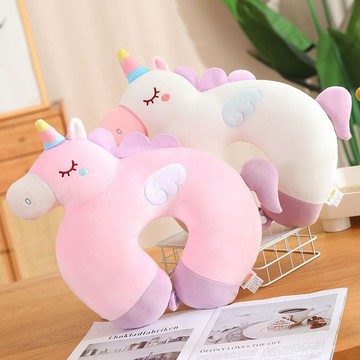 U型枕🎀 可愛卡通獨角獸頸枕護脖子枕頭辦公室午睡U型枕少女心枕頭送女生